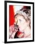 Princess Diana Visits Portugal at Banquet Hosted by the President-null-Framed Photographic Print