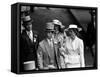 Princess Diana with Prince Charles and Oliver Hoare and His Wife Diane at Ascot Racecourse-null-Framed Stretched Canvas