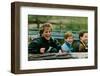 Princess Diana with Prince William and Prince Harry on Ride-Associated Newspapers-Framed Photo