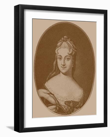 Princess Ekaterina Alekseyevna Dolgorukova (1712-174)-null-Framed Giclee Print