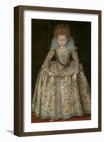 Princess Elizabeth (1596–1662), Later Queen of Bohemia, c.1606-Robert, the Elder Peake-Framed Giclee Print