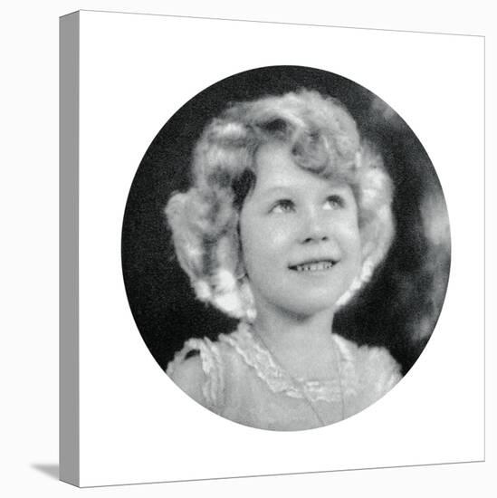 Princess Elizabeth Aged Five, 1931-null-Stretched Canvas