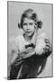 Princess Elizabeth Aged Nine, 1935-null-Mounted Giclee Print