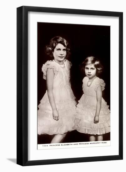 Princess Elizabeth and Princess Margerete Rose-null-Framed Giclee Print