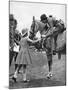Princess Elizabeth at Children's Day, Richmond Horse Show, C1936-null-Mounted Giclee Print