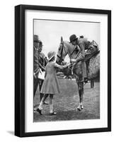 Princess Elizabeth at Children's Day, Richmond Horse Show, C1936-null-Framed Giclee Print