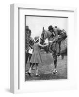 Princess Elizabeth at Children's Day, Richmond Horse Show, C1936-null-Framed Giclee Print