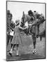 Princess Elizabeth at Children's Day, Richmond Horse Show, C1936-null-Mounted Giclee Print