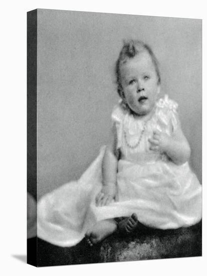 Princess Elizabeth in 1926, When She Was a Few Months Old-null-Stretched Canvas