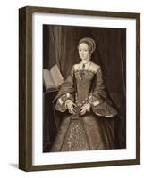 Princess Elizabeth, Later Queen, C1547-null-Framed Giclee Print