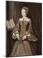 Princess Elizabeth, Later Queen, C1547-null-Mounted Giclee Print