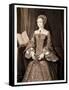 Princess Elizabeth, Later Queen Elizabeth I, C.1547, Pub. 1902 (Collotype)-Guillaume Scrots-Framed Stretched Canvas