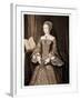 Princess Elizabeth, Later Queen Elizabeth I, C.1547, Pub. 1902 (Collotype)-Guillaume Scrots-Framed Giclee Print