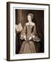 Princess Elizabeth, Later Queen Elizabeth I, C.1547, Pub. 1902 (Collotype)-Guillaume Scrots-Framed Giclee Print