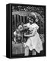 Princess Elizabeth of York in the Garden-null-Framed Stretched Canvas