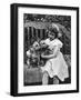 Princess Elizabeth of York in the Garden-null-Framed Photographic Print