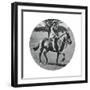 Princess Elizabeth on Horseback, Windsor Great Park, 1935-null-Framed Giclee Print