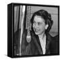 Princess Elizabeth (Queen Elizabeth II) on her 23rd birthday-Associated Newspapers-Framed Stretched Canvas