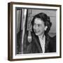 Princess Elizabeth (Queen Elizabeth II) on her 23rd birthday-Associated Newspapers-Framed Photo