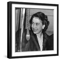 Princess Elizabeth (Queen Elizabeth II) on her 23rd birthday-Associated Newspapers-Framed Photo