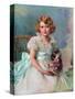 Princess Elizabeth, Queen of the Commonwealth Realms, 1937-Philip A de Laszlo-Stretched Canvas