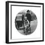Princess Elizabeth Riding a Tricycle, March 1932-null-Framed Giclee Print
