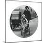 Princess Elizabeth Riding a Tricycle, March 1932-null-Mounted Giclee Print