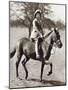 Princess Elizabeth Riding Her Pony in Winsor Great Park, 1930S-null-Mounted Giclee Print