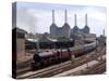 Princess Elizabeth Steam Train Steaming in to Victoria Station-null-Stretched Canvas