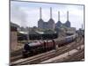 Princess Elizabeth Steam Train Steaming in to Victoria Station-null-Mounted Premium Photographic Print