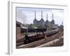 Princess Elizabeth Steam Train Steaming in to Victoria Station-null-Framed Photographic Print