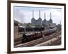 Princess Elizabeth Steam Train Steaming in to Victoria Station-null-Framed Photographic Print