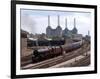 Princess Elizabeth Steam Train Steaming in to Victoria Station-null-Framed Photographic Print