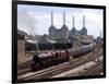 Princess Elizabeth Steam Train Steaming in to Victoria Station-null-Framed Photographic Print