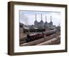 Princess Elizabeth Steam Train Steaming in to Victoria Station-null-Framed Photographic Print