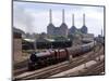 Princess Elizabeth Steam Train Steaming in to Victoria Station-null-Mounted Photographic Print