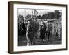 Princess Elizabeth Tour of Devon and Cornwall, Reviewing Army Soldiers. October 1949-null-Framed Photographic Print