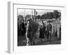 Princess Elizabeth Tour of Devon and Cornwall, Reviewing Army Soldiers. October 1949-null-Framed Photographic Print