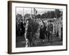 Princess Elizabeth Tour of Devon and Cornwall, Reviewing Army Soldiers. October 1949-null-Framed Photographic Print