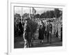 Princess Elizabeth Tour of Devon and Cornwall, Reviewing Army Soldiers. October 1949-null-Framed Photographic Print