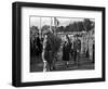 Princess Elizabeth Tour of Devon and Cornwall, Reviewing Army Soldiers. October 1949-null-Framed Photographic Print