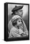 Princess Elizabeth with Her Uncle David, C1936-null-Framed Stretched Canvas