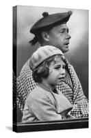 Princess Elizabeth with Her Uncle David, C1936-null-Stretched Canvas