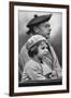 Princess Elizabeth with Her Uncle David, C1936-null-Framed Giclee Print