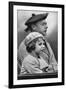 Princess Elizabeth with Her Uncle David, C1936-null-Framed Giclee Print