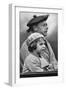 Princess Elizabeth with Her Uncle David, C1936-null-Framed Giclee Print