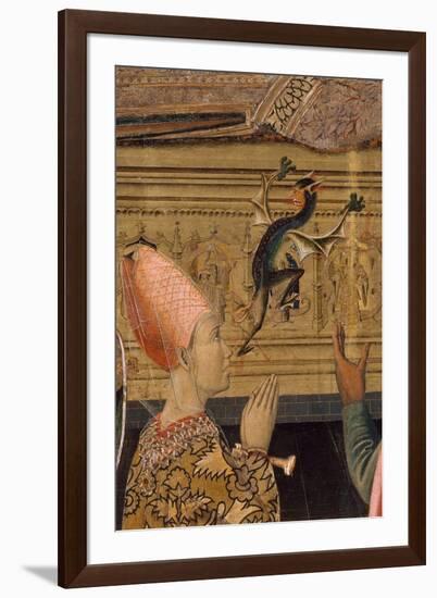 Princess Eudoxia before the Tomb of Saint Stephen (Detail)-null-Framed Giclee Print