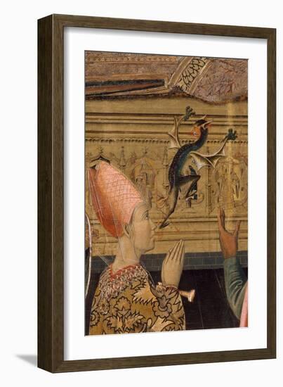 Princess Eudoxia before the Tomb of Saint Stephen (Detail)-null-Framed Giclee Print