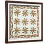 Princess Feather Design Coverlet, Ohio, Quilted and Appliqued Cotton, Circa 1850-null-Framed Giclee Print