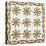 Princess Feather Design Coverlet, Ohio, Quilted and Appliqued Cotton, Circa 1850-null-Stretched Canvas